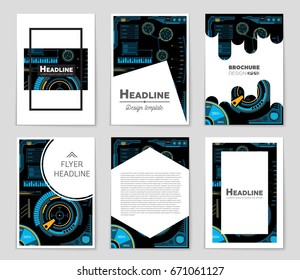Abstract vector layout background set. For art template design, list, front page, mockup brochure theme style, banner, idea, cover, booklet, print, flyer, book, blank, card, ad, sign, sheet,, a4