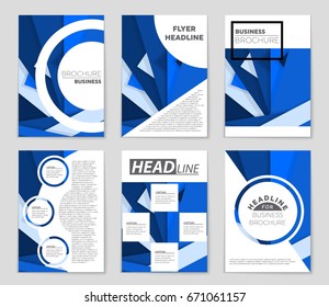 Abstract vector layout background set. For art template design, list, front page, mockup brochure theme style, banner, idea, cover, booklet, print, flyer, book, blank, card, ad, sign, sheet,, a4.