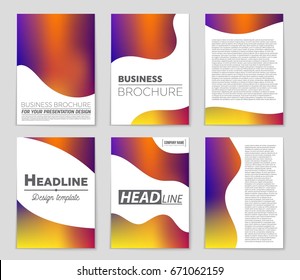 Abstract vector layout background set. For art template design, list, front page, mockup brochure theme style, banner, idea, cover, booklet, print, flyer, book, blank, card, ad, sign, sheet,, a4.