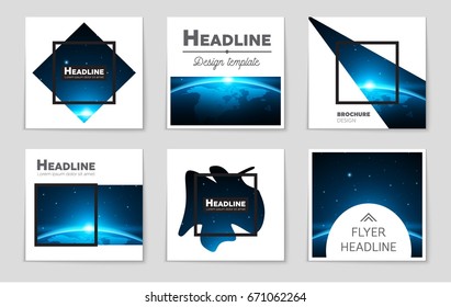 Abstract vector layout background set. For art template design, list, front page, mockup brochure theme style, banner, idea, cover, booklet, print, flyer, book, blank, card, ad, sign, sheet,, a4.