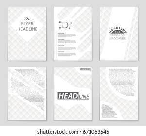 Abstract vector layout background set. For art template design, list, front page, mockup brochure theme style, banner, idea, cover, booklet, print, flyer, book, blank, card, ad, sign, sheet,, a4.