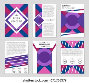 Abstract vector layout background set. For art template design, list, front page, mockup brochure theme style, banner, idea, cover, booklet, print, flyer, book, blank, card, ad, sign, sheet,, a4.