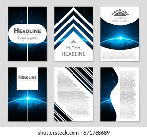 Abstract vector layout background set. For art template design, list, front page, mockup brochure theme style, banner, idea, cover, booklet, print, flyer, book, blank, card, ad, sign, sheet,, a4.