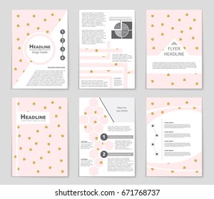 Abstract vector layout background set. For art template design, list, front page, mockup brochure theme style, banner, idea, cover, booklet, print, flyer, book, blank, card, ad, sign, sheet,, a4.