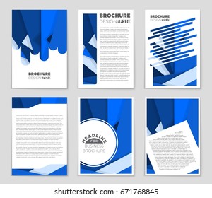 Abstract vector layout background set. For art template design, list, front page, mockup brochure theme style, banner, idea, cover, booklet, print, flyer, book, blank, card, ad, sign, sheet,, a4.