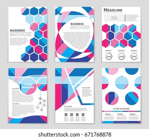 Abstract vector layout background set. For art template design, list, front page, mockup brochure theme style, banner, idea, cover, booklet, print, flyer, book, blank, card, ad, sign, sheet,, a4.