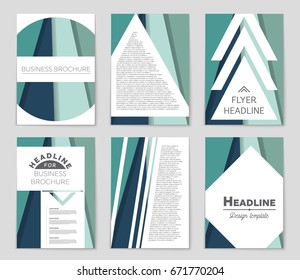 Abstract vector layout background set. For art template design, list, front page, mockup brochure theme style, banner, idea, cover, booklet, print, flyer, book, blank, card, ad, sign, sheet,, a4.