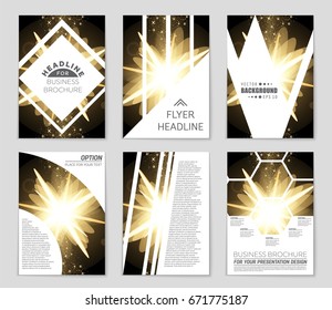 Abstract vector layout background set. For art template design, list, front page, mockup brochure theme style, banner, idea, cover, booklet, print, flyer, book, blank, card, ad, sign, sheet,, a4.