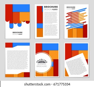 Abstract vector layout background set. For art template design, list, front page, mockup brochure theme style, banner, idea, cover, booklet, print, flyer, book, blank, card, ad, sign, sheet,, a4.