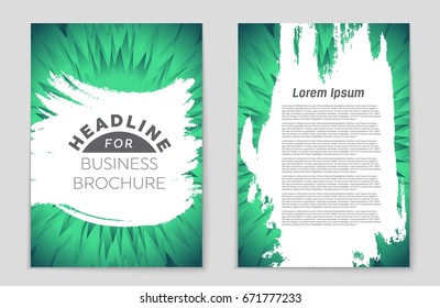 Abstract vector layout background set. For art template design, list, front page, mockup brochure theme style, banner, idea, cover, booklet, print, flyer, book, blank, card, ad, sign, sheet,, a4