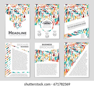 Abstract vector layout background set. For art template design, list, front page, mockup brochure theme style, banner, idea, cover, booklet, print, flyer, book, blank, card, ad, sign, sheet,, a4.