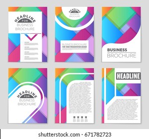 Abstract vector layout background set. For art template design, list, front page, mockup brochure theme style, banner, idea, cover, booklet, print, flyer, book, blank, card, ad, sign, sheet,, a4.