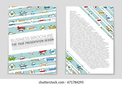 Abstract vector layout background set. For art template design, list, front page, mockup brochure theme style, banner, idea, cover, booklet, print, flyer, book, blank, card, ad, sign, sheet,, a4