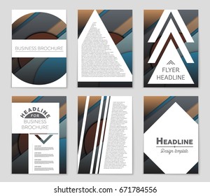 Abstract vector layout background set. For art template design, list, front page, mockup brochure theme style, banner, idea, cover, booklet, print, flyer, book, blank, card, ad, sign, sheet,, a4.