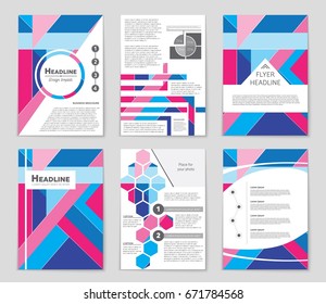 Abstract vector layout background set. For art template design, list, front page, mockup brochure theme style, banner, idea, cover, booklet, print, flyer, book, blank, card, ad, sign, sheet,, a4.