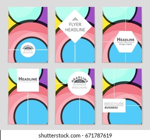 Abstract vector layout background set. For art template design, list, front page, mockup brochure theme style, banner, idea, cover, booklet, print, flyer, book, blank, card, ad, sign, sheet,, a4.