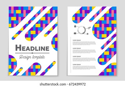 Abstract vector layout background set. For art template design, list, front page, mockup brochure theme style, banner, idea, cover, booklet, print, flyer, book, blank, card, ad, sign, sheet,, a4