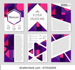 Abstract vector layout background set. For art template design, list, front page, mockup brochure theme style, banner, idea, cover, booklet, print, flyer, book, blank, card, ad, sign, sheet,, a4.