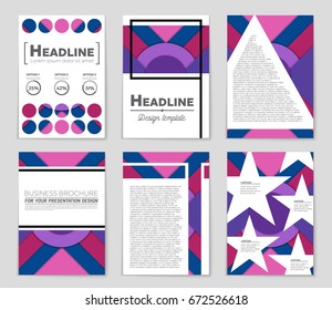 Abstract vector layout background set. For art template design, list, front page, mockup brochure theme style, banner, idea, cover, booklet, print, flyer, book, blank, card, ad, sign, sheet,, a4.