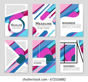 Abstract vector layout background set. For art template design, list, front page, mockup brochure theme style, banner, idea, cover, booklet, print, flyer, book, blank, card, ad, sign, sheet,, a4.