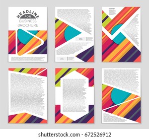 Abstract vector layout background set. For art template design, list, front page, mockup brochure theme style, banner, idea, cover, booklet, print, flyer, book, blank, card, ad, sign, sheet,, a4.