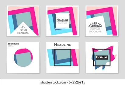 Abstract vector layout background set. For art template design, list, front page, mockup brochure theme style, banner, idea, cover, booklet, print, flyer, book, blank, card, ad, sign, sheet,, a4.
