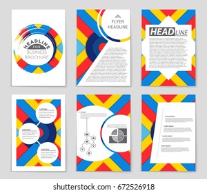 Abstract vector layout background set. For art template design, list, front page, mockup brochure theme style, banner, idea, cover, booklet, print, flyer, book, blank, card, ad, sign, sheet,, a4.