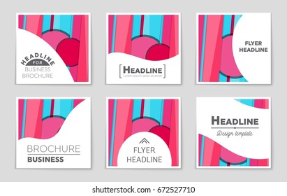 Abstract vector layout background set. For art template design, list, front page, mockup brochure theme style, banner, idea, cover, booklet, print, flyer, book, blank, card, ad, sign, sheet,, a4.