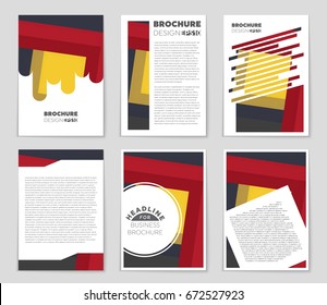 Abstract vector layout background set. For art template design, list, front page, mockup brochure theme style, banner, idea, cover, booklet, print, flyer, book, blank, card, ad, sign, sheet,, a4.