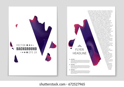 Abstract vector layout background set. For art template design, list, front page, mockup brochure theme style, banner, idea, cover, booklet, print, flyer, book, blank, card, ad, sign, sheet,, a4.