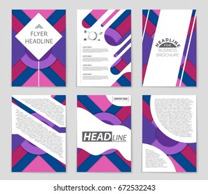 Abstract vector layout background set. For art template design, list, front page, mockup brochure theme style, banner, idea, cover, booklet, print, flyer, book, blank, card, ad, sign, sheet,, a4.
