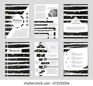 Abstract vector layout background set. For art template design, list, front page, mockup brochure theme style, banner, idea, cover, booklet, print, flyer, book, blank, card, ad, sign, sheet,, a4.