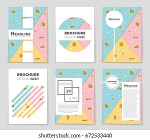 Abstract vector layout background set. For art template design, list, front page, mockup brochure theme style, banner, idea, cover, booklet, print, flyer, book, blank, card, ad, sign, sheet,, a4.