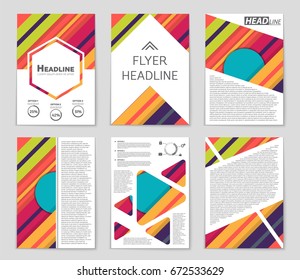 Abstract vector layout background set. For art template design, list, front page, mockup brochure theme style, banner, idea, cover, booklet, print, flyer, book, blank, card, ad, sign, sheet,, a4.