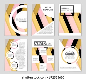 Abstract vector layout background set. For art template design, list, front page, mockup brochure theme style, banner, idea, cover, booklet, print, flyer, book, blank, card, ad, sign, sheet,, a4.