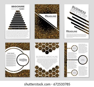 Abstract vector layout background set. For art template design, list, front page, mockup brochure theme style, banner, idea, cover, booklet, print, flyer, book, blank, card, ad, sign, sheet,, a4.