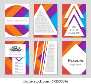 Abstract vector layout background set. For art template design, list, front page, mockup brochure theme style, banner, idea, cover, booklet, print, flyer, book, blank, card, ad, sign, sheet,, a4.