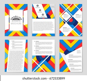 Abstract vector layout background set. For art template design, list, front page, mockup brochure theme style, banner, idea, cover, booklet, print, flyer, book, blank, card, ad, sign, sheet,, a4.