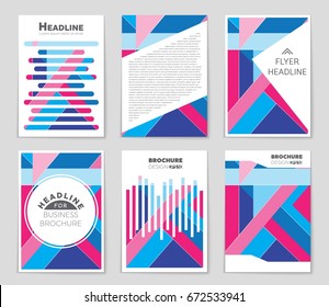 Abstract vector layout background set. For art template design, list, front page, mockup brochure theme style, banner, idea, cover, booklet, print, flyer, book, blank, card, ad, sign, sheet,, a4.