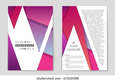 Abstract vector layout background set. For art template design, list, front page, mockup brochure theme style, banner, idea, cover, booklet, print, flyer, book, blank, card, ad, sign, sheet,, a4.