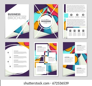 Abstract vector layout background set. For art template design, list, front page, mockup brochure theme style, banner, idea, cover, booklet, print, flyer, book, blank, card, ad, sign, sheet,, a4.