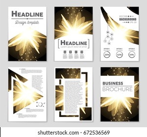 Abstract vector layout background set. For art template design, list, front page, mockup brochure theme style, banner, idea, cover, booklet, print, flyer, book, blank, card, ad, sign, sheet,, a4.