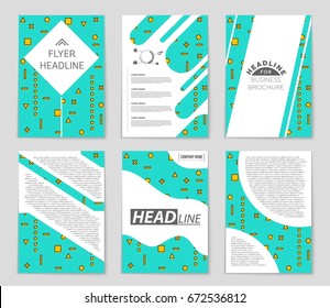 Abstract vector layout background set. For art template design, list, front page, mockup brochure theme style, banner, idea, cover, booklet, print, flyer, book, blank, card, ad, sign, sheet,, a4.