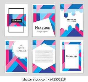 Abstract vector layout background set. For art template design, list, front page, mockup brochure theme style, banner, idea, cover, booklet, print, flyer, book, blank, card, ad, sign, sheet,, a4.