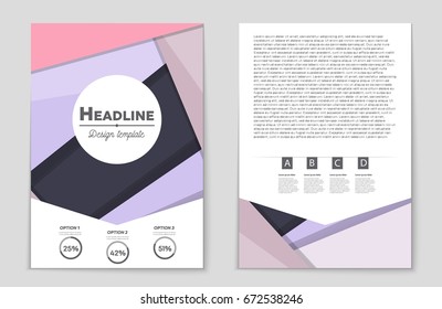 Abstract vector layout background set. For art template design, list, front page, mockup brochure theme style, banner, idea, cover, booklet, print, flyer, book, blank, card, ad, sign, sheet,, a4.