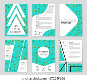 Abstract vector layout background set. For art template design, list, front page, mockup brochure theme style, banner, idea, cover, booklet, print, flyer, book, blank, card, ad, sign, sheet,, a4.