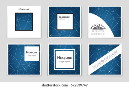 Abstract vector layout background set. For art template design, list, front page, mockup brochure theme style, banner, idea, cover, booklet, print, flyer, book, blank, card, ad, sign, sheet,, a4.