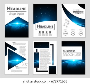 Abstract vector layout background set. For art template design, list, front page, mockup brochure theme style, banner, idea, cover, booklet, print, flyer, book, blank, card, ad, sign, sheet,, a4.