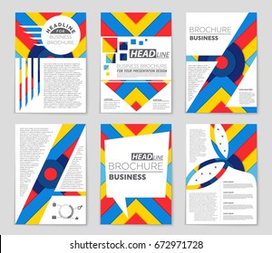 Abstract vector layout background set. For art template design, list, front page, mockup brochure theme style, banner, idea, cover, booklet, print, flyer, book, blank, card, ad, sign, sheet,, a4.