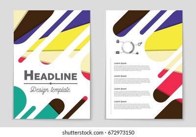 Abstract vector layout background set. For art template design, list, front page, mockup brochure theme style, banner, idea, cover, booklet, print, flyer, book, blank, card, ad, sign, sheet,, a4.